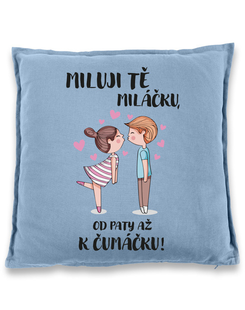 Polštářek pro zamilované - Milujem ťa miláčik