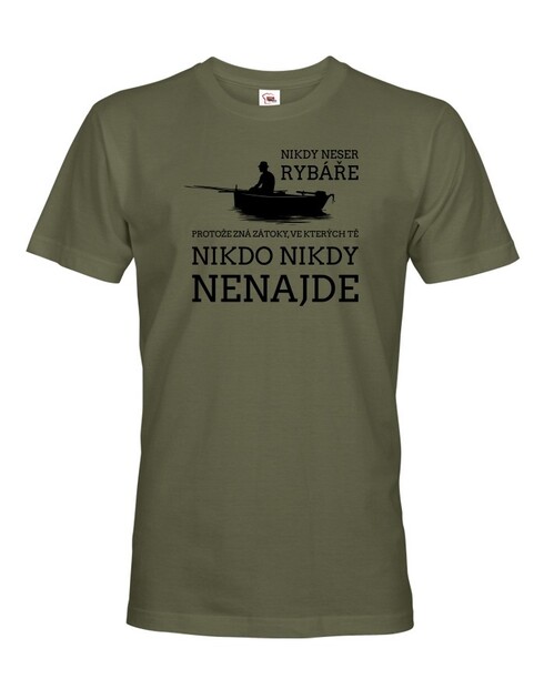 Pánske tričko Nikdy nenaser rybára