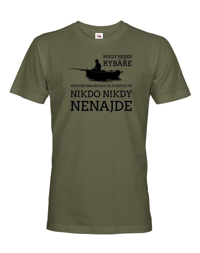 Pánske tričko Nikdy nenaser rybára