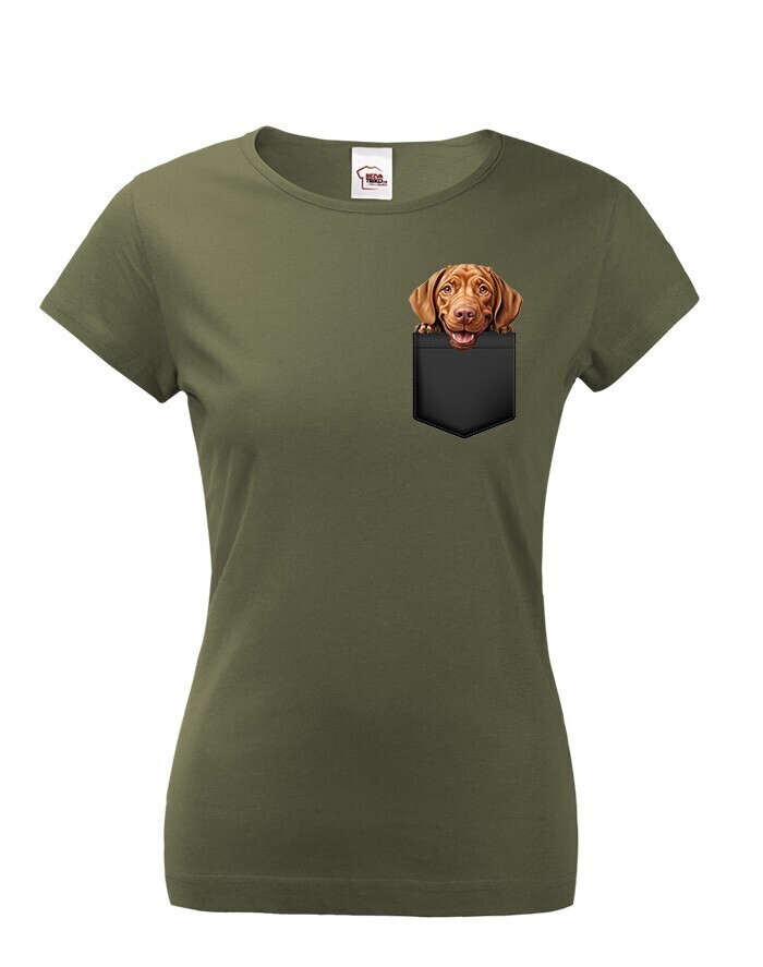 Dámské tričko Maďarský stavač v kapsičce