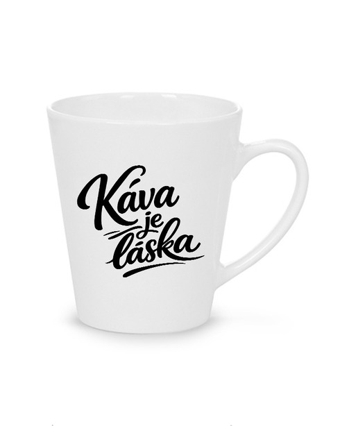 Hrnek latte 300 ml - Káva je láska 3