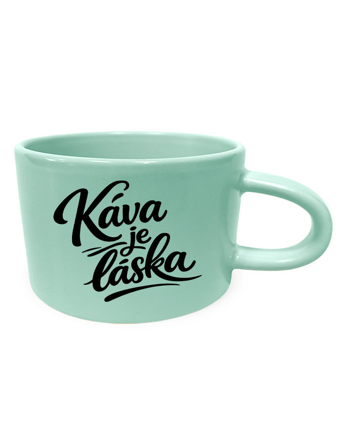 Hrnek makronka - Káva je láska 3
