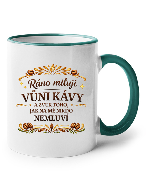 Keramický hrnček - Milujem vôňu kávy