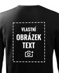 Pánská mikina bez kapuce s vlastním potiskem