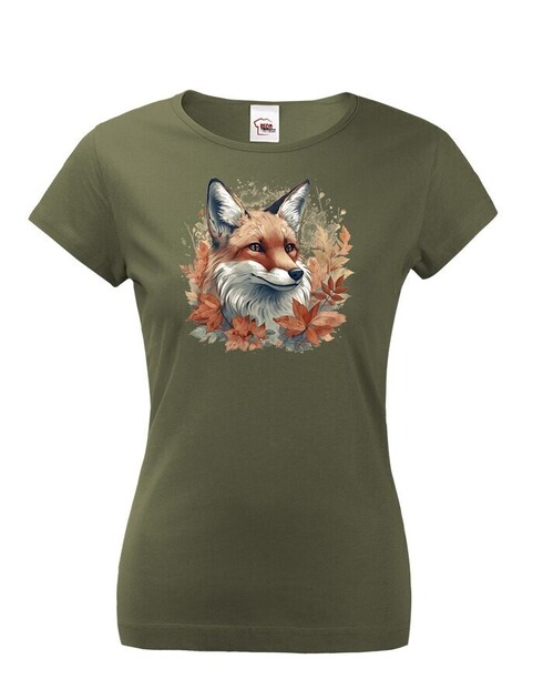 Dámské tričko Líška jeseň