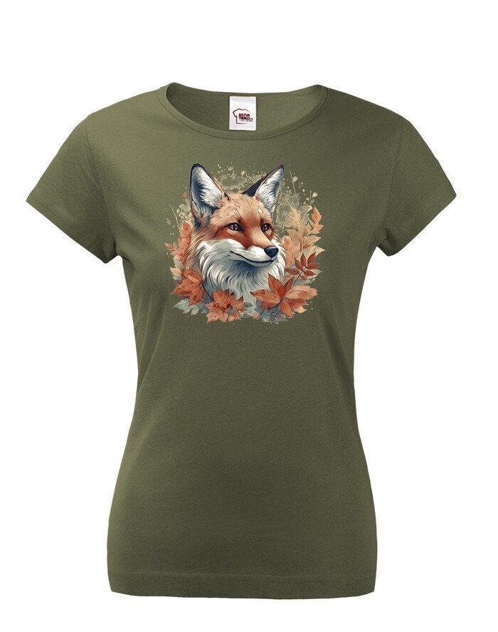 Dámské tričko Líška jeseň
