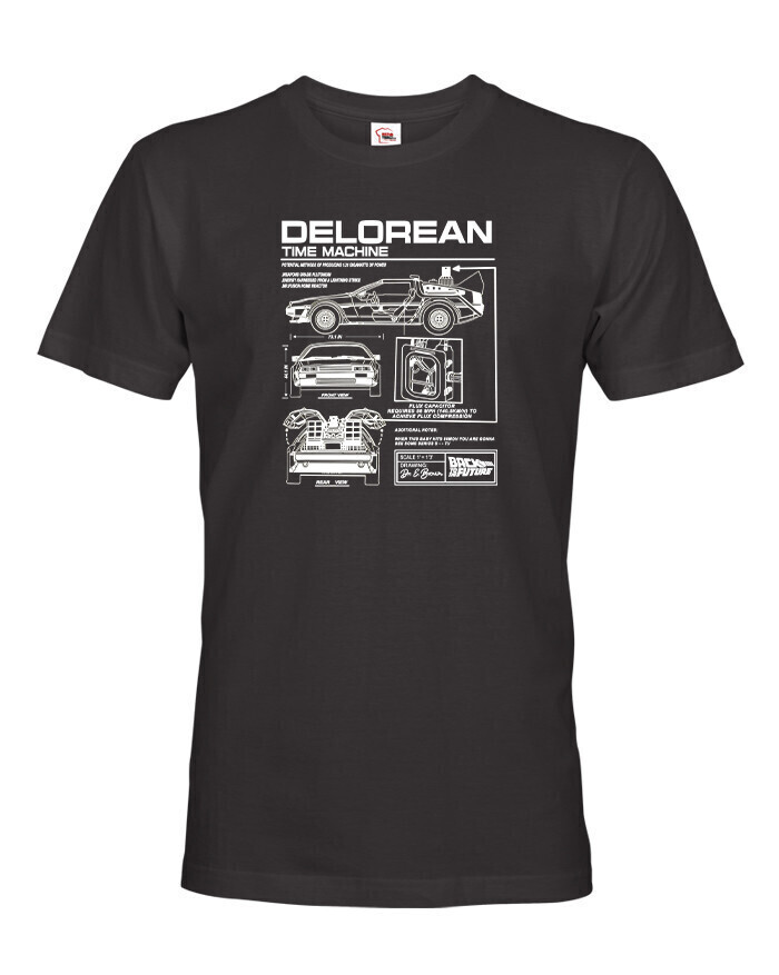 Pánské tričko DeLorean