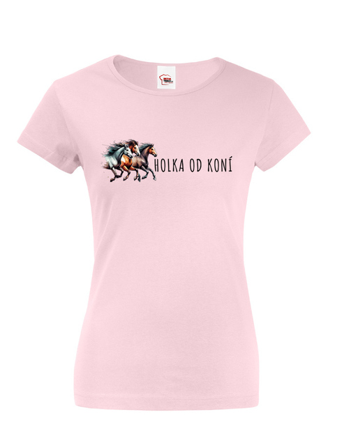 Dámské tričko Holka od koní