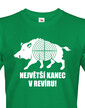 Pánske tričko nielen pre poľlovníkov Najväčší kanec v revíre