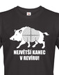 Pánske tričko nielen pre poľlovníkov Najväčší kanec v revíre