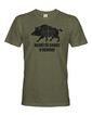 Pánske tričko nielen pre poľlovníkov Najväčší kanec v revíre