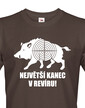 Pánske tričko nielen pre poľlovníkov Najväčší kanec v revíre