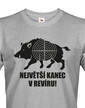 Pánske tričko nielen pre poľlovníkov Najväčší kanec v revíre