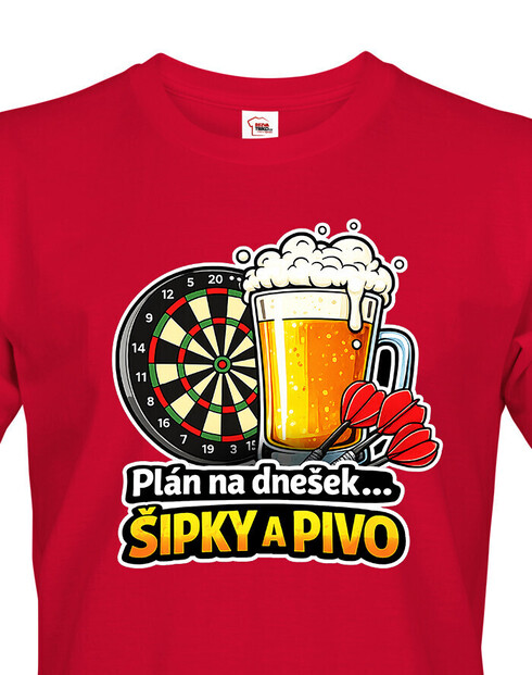 Pánske tričko Šípky a pivo