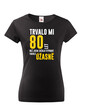 Dámske tričko Trvalo mi 80 rokov, kým som začala vyzerať tak úžasne