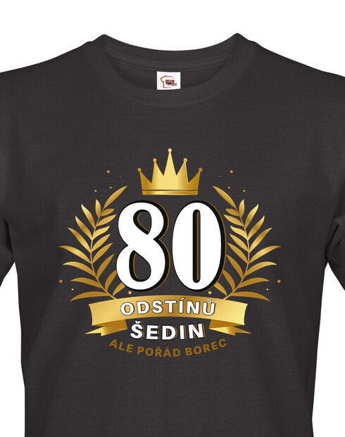 Pánské tričko k 80. narodeninám