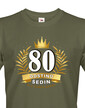 Pánské tričko k 80. narodeninám