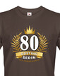Pánské tričko k 80. narodeninám