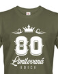 Pánske tričko k 80. narodeninám Limitovaná edícia