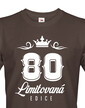 Pánske tričko k 80. narodeninám Limitovaná edícia