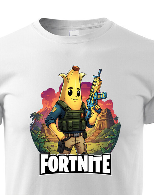 Detské tričko Peely fortnite