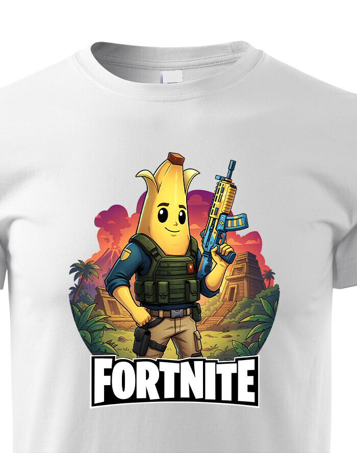 Detské tričko Peely fortnite