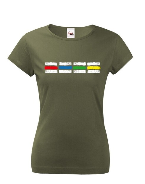 Dámske tričko s motívom turistických značiek