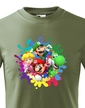 Detské tričko Super Mario postavičky