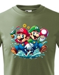 Detské tričko Super Mario a Luigi
