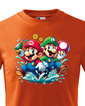 Detské tričko Super Mario a Luigi