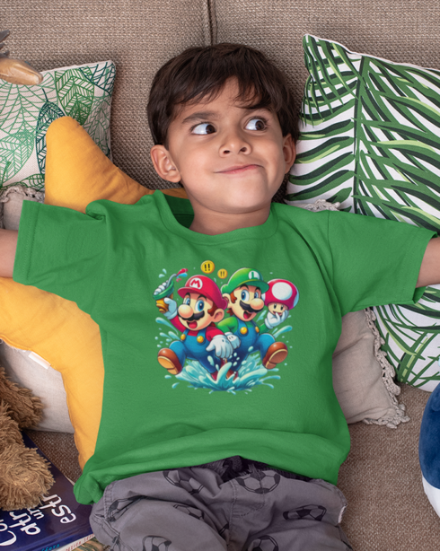 Detské tričko Super Mario a Luigi