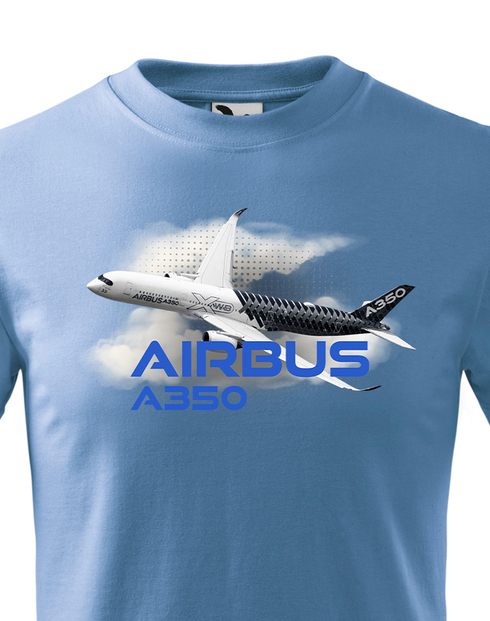 Detské tričko Airbus A350