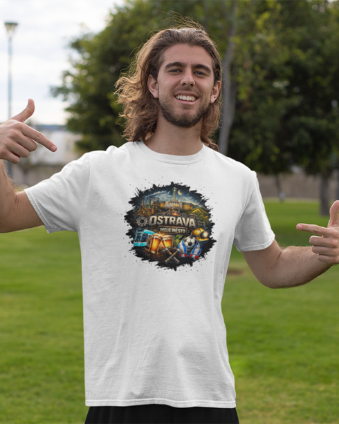 Pánske tričko Ostrava - Moje Mesto