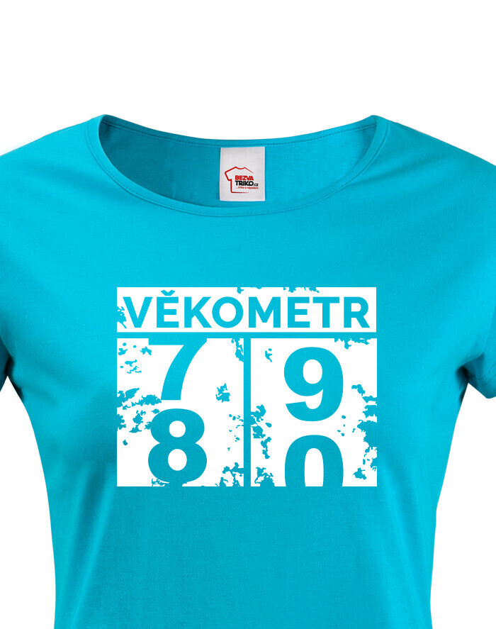 Pánské tričko k 80. narodeninám Vekometer