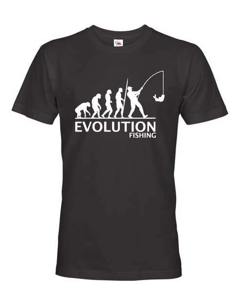 Tričko pre rybárov Rybárska evolúcie