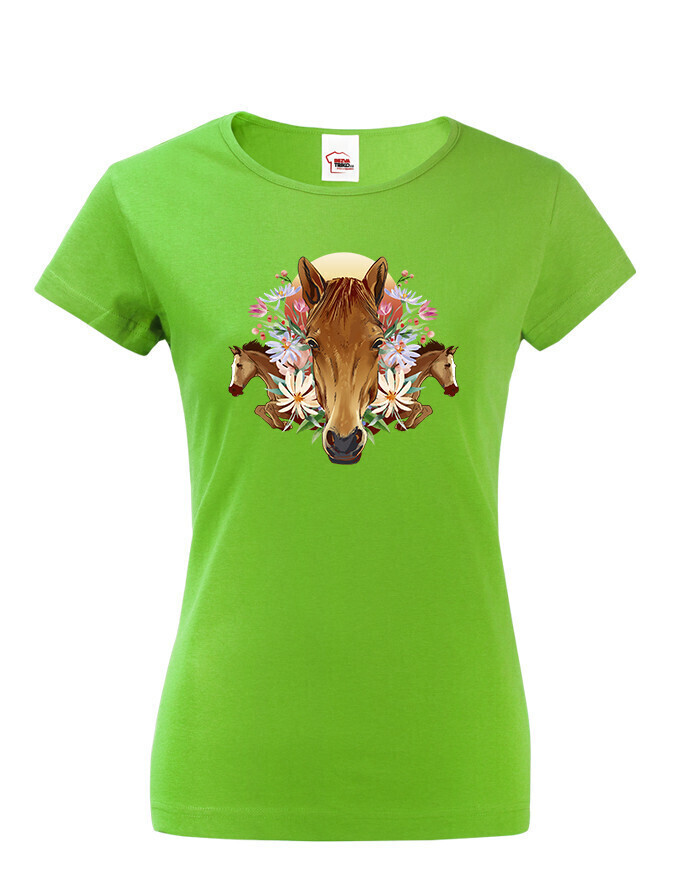 Dámské tričko s koňom