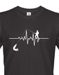 Tričko pre rybárov Tep / Ekg rybára
