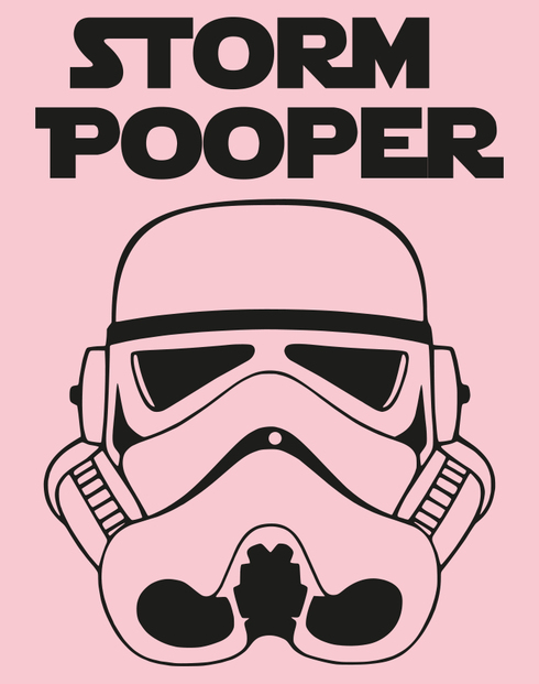 Body s potlačou Star Wars Storm Pooper