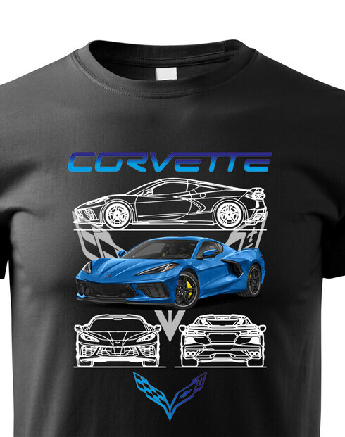 Detské tričko Chevrolet Corvette