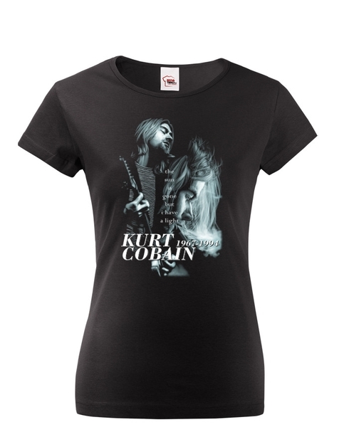 Dámske tričko Kurt Cobain