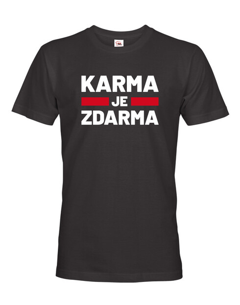 Pánske tričko Karma je zdarma