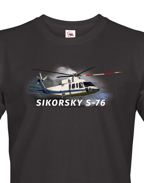 Pánské tričko Sikorsky S-76