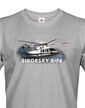 Pánské tričko Sikorsky S-76