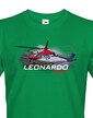 Pánské tričko Leonardo AW139 Rescue