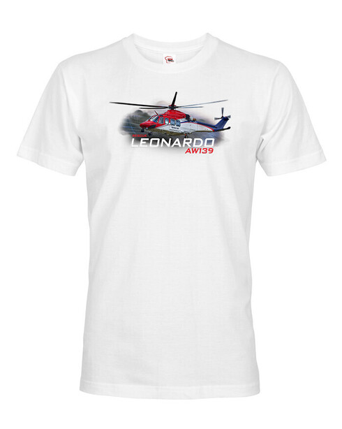 Pánské tričko Leonardo AW139 Rescue