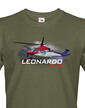 Pánské tričko Leonardo AW139 Rescue
