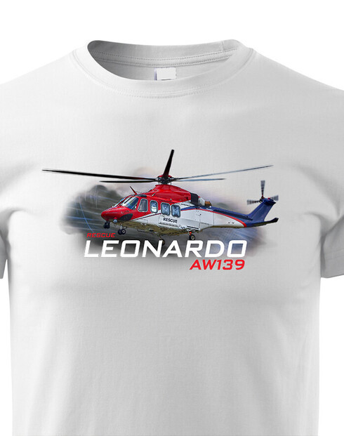 Detské tričko Leonardo AW139 Rescue