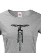 Dámske tričko MTB s horským bicyklom