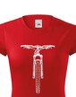 Dámske tričko MTB s horským bicyklom