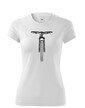 Dámske tričko MTB s horským bicyklom
